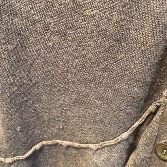 C  grey J Jill transparent gray sweater size small - Picture 3 of 5